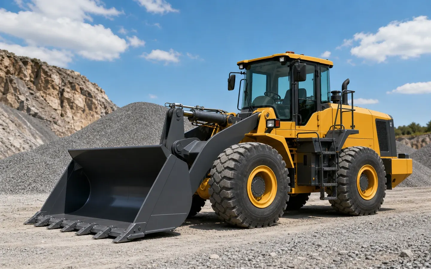 Wheel Loader full equipment view
