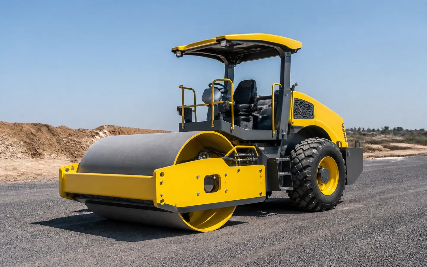Road Roller full equipment view