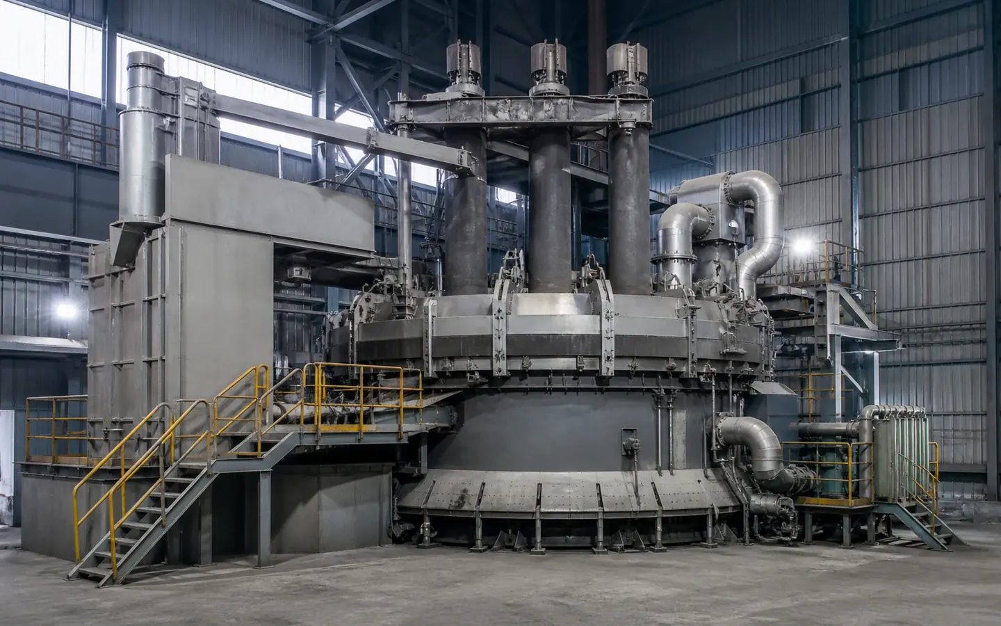 Submerged Arc Furnace full equipment view
