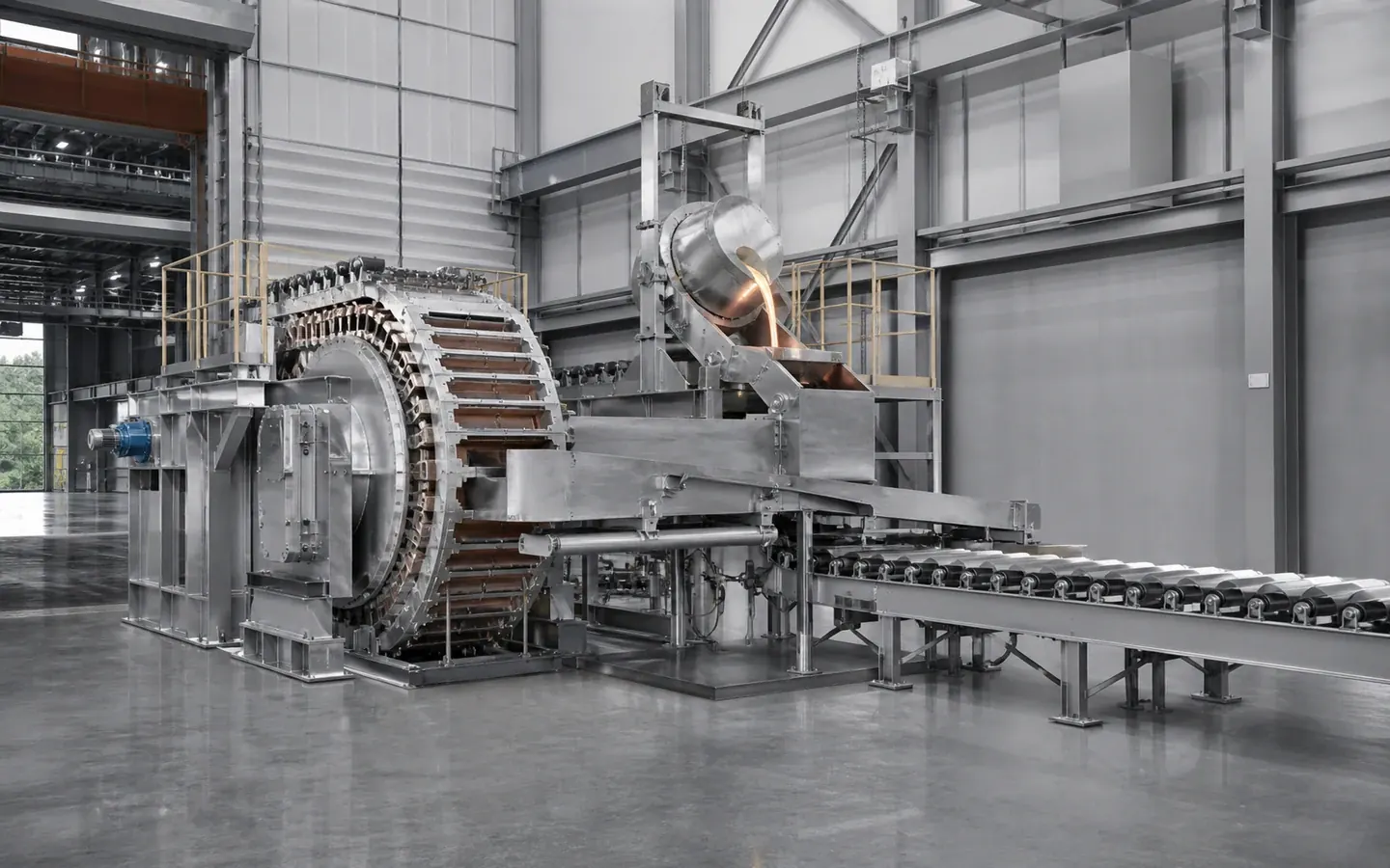 Casting Machine full equipment view