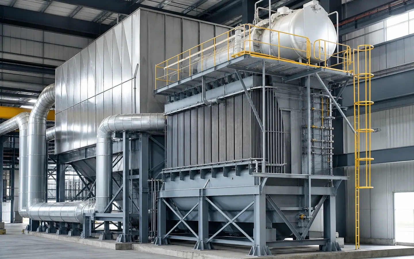 Waste Heat Boiler full equipment view