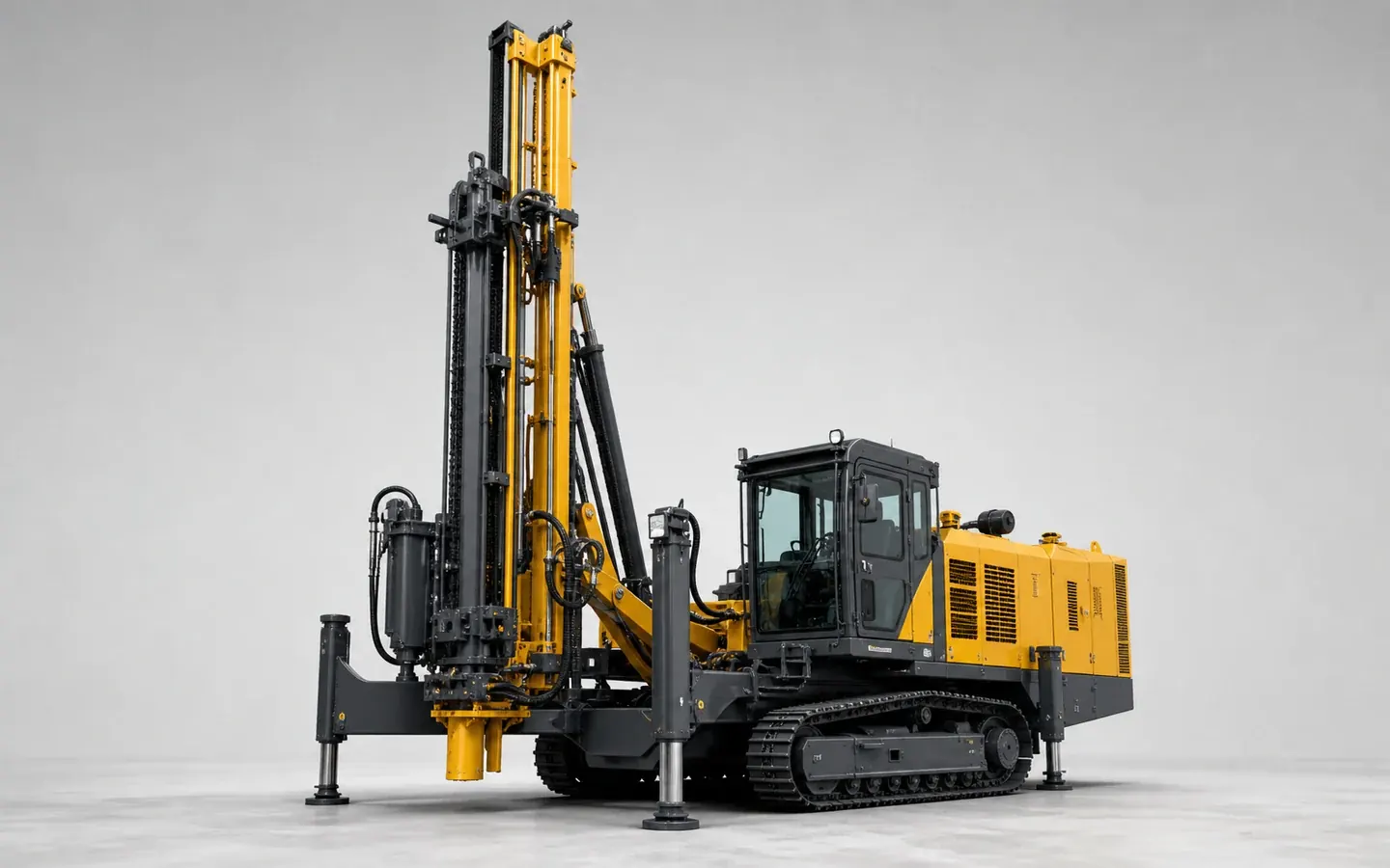 Down-the-Hole Drill Rig full equipment view