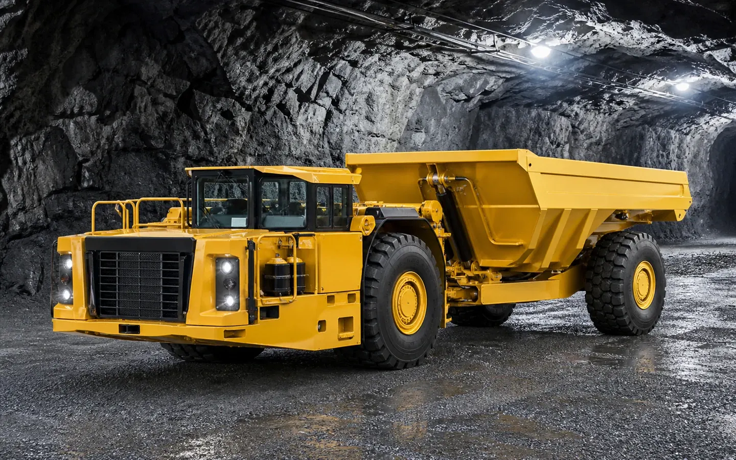 Mining Dump Truck full equipment view