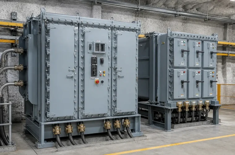 Mine Explosion-Proof HV/LV Switchgear project photograph