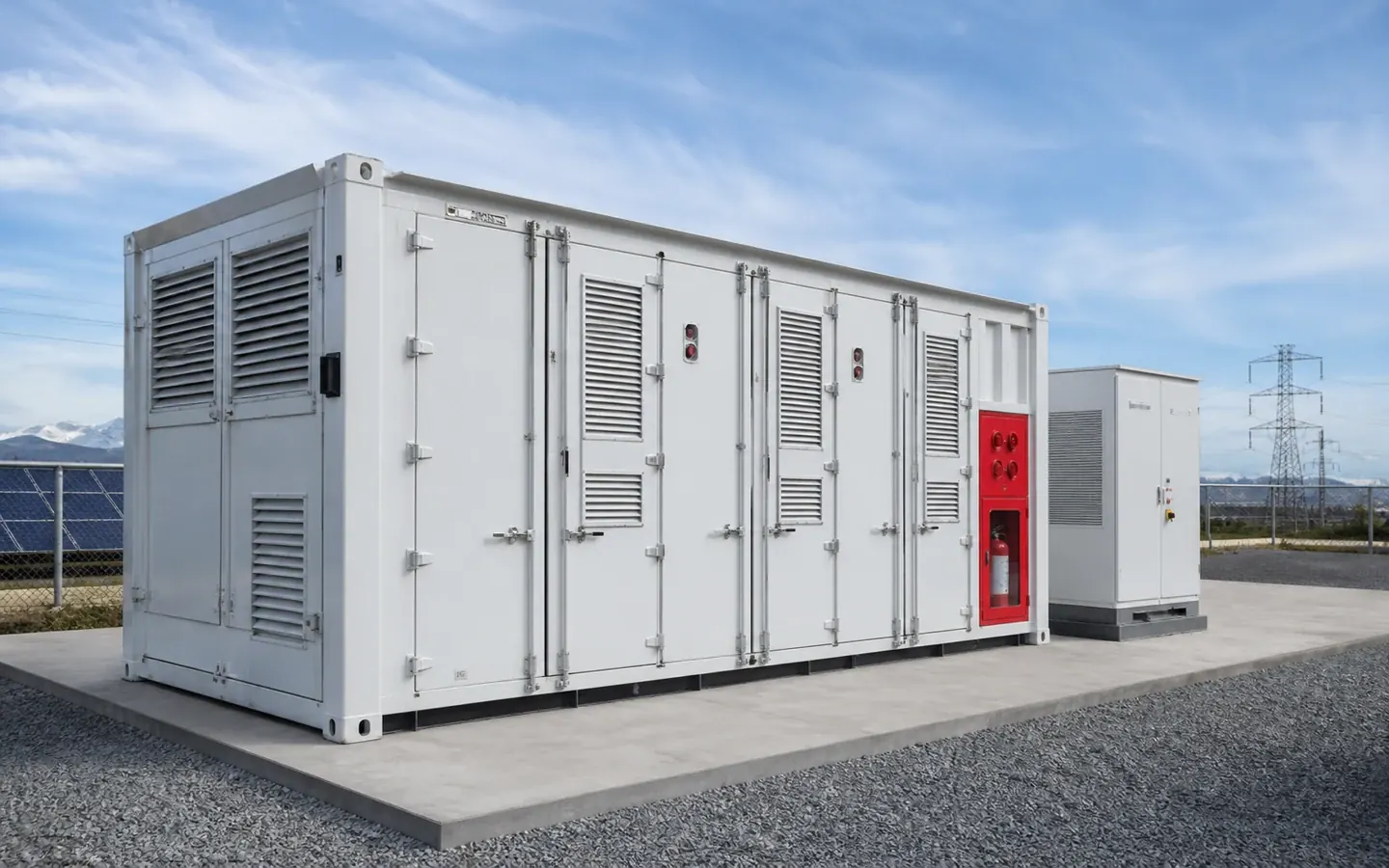Battery Energy Storage Container full equipment view