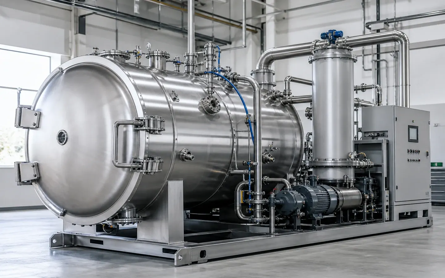 Vacuum Dryer full equipment view