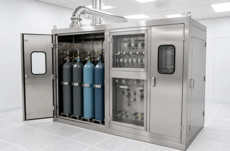 Special Gas Cabinet project photograph