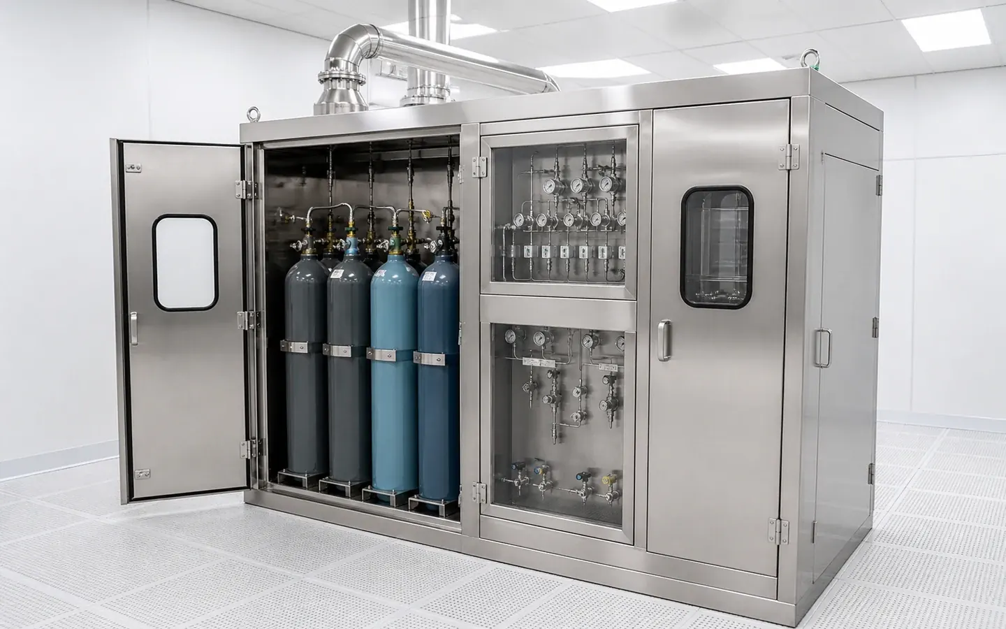 Special Gas Cabinet full equipment view