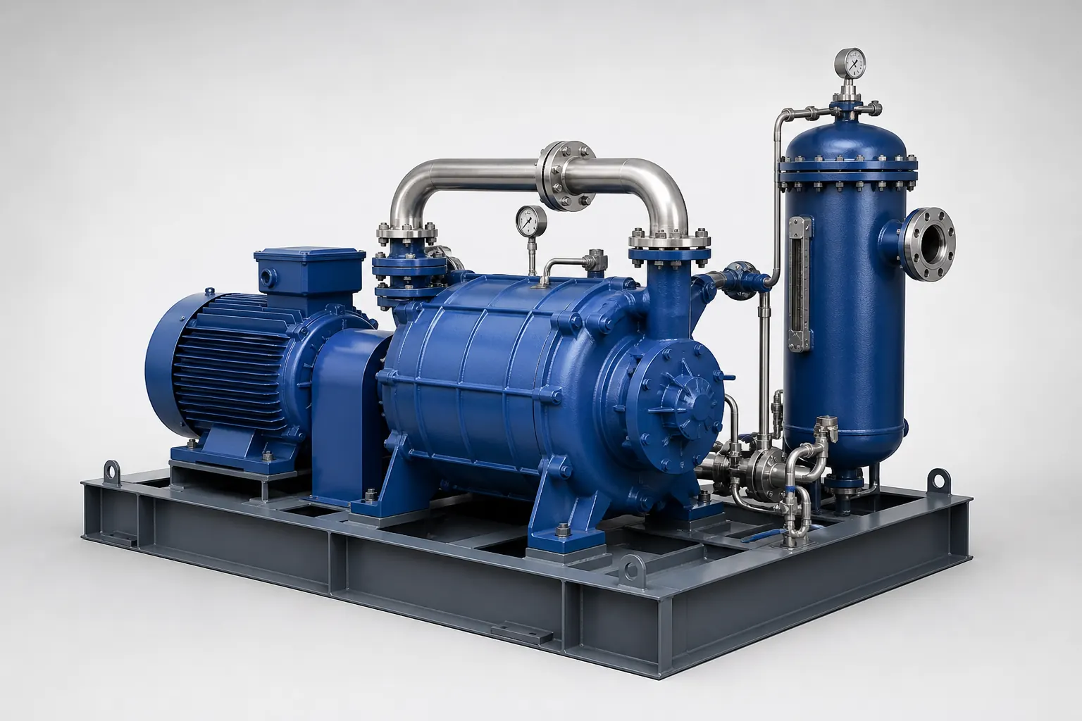 Liquid Ring Vacuum Pump full equipment view
