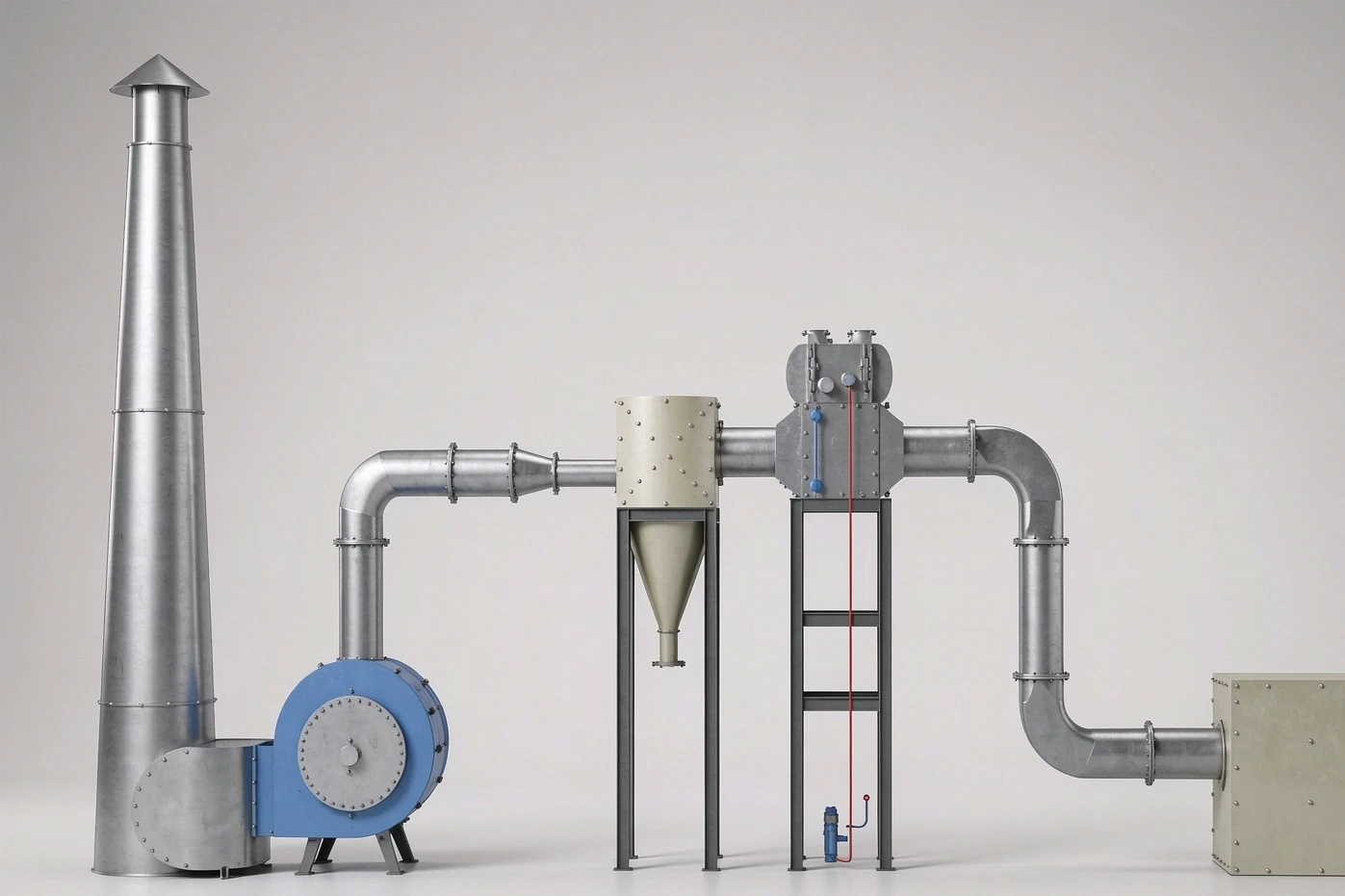 Flue Gas Treatment Equipment full equipment view