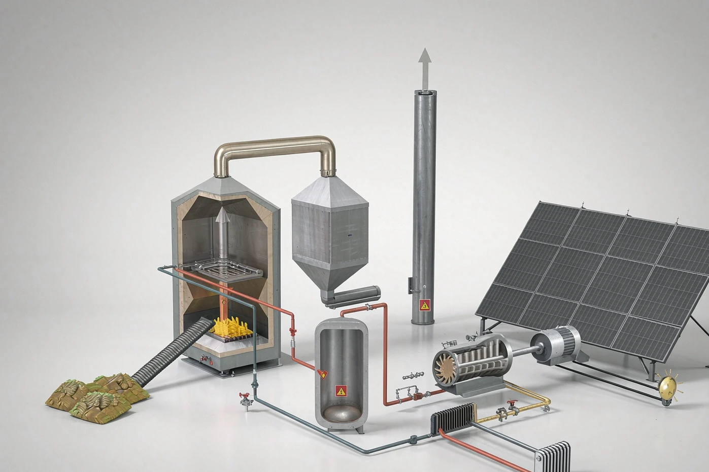 Special Equipment for Biomass Power Generation full equipment view