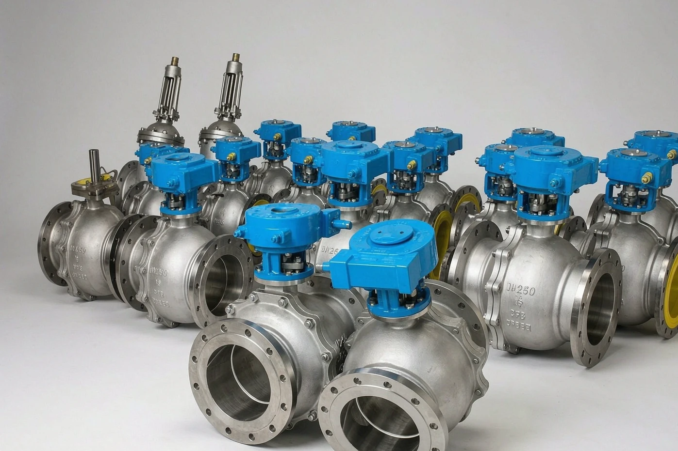 Various Industrial Valves full equipment view