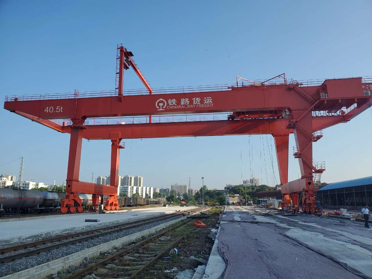 China Railway Wuhan Bureau · Yichang Freight Yard project photograph